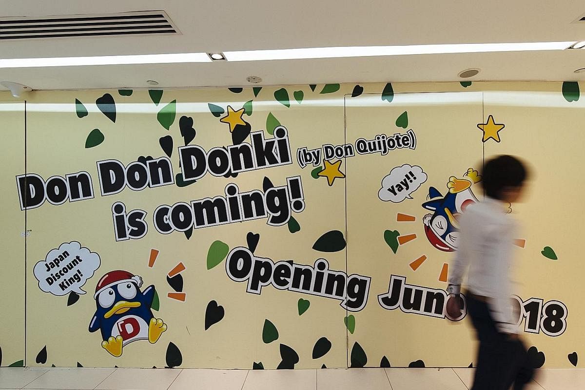 A draw for the office crowd are large stores that sell knick-knacks and lifestyle items, such as Japanese value chain Don Don Donki, which is opening in 100 AM in June.