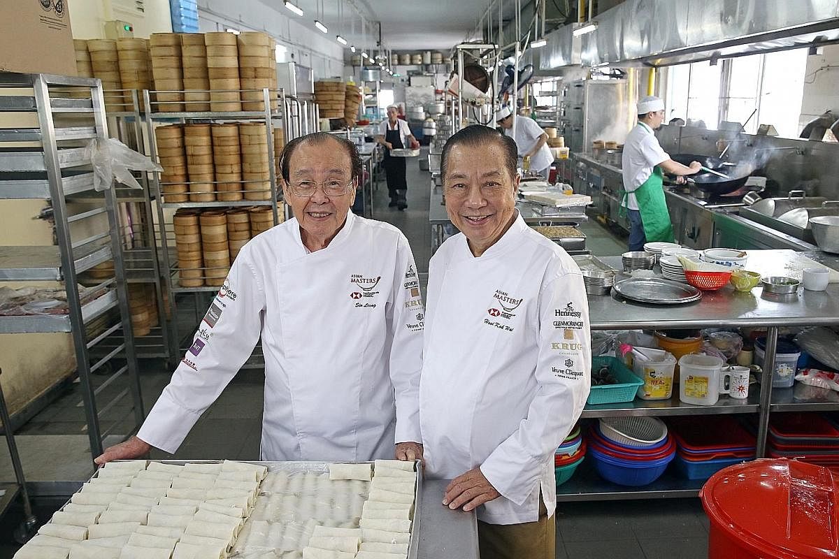 Red Star Restaurant founders Sin Leong (left) and Hooi Kok Wai.