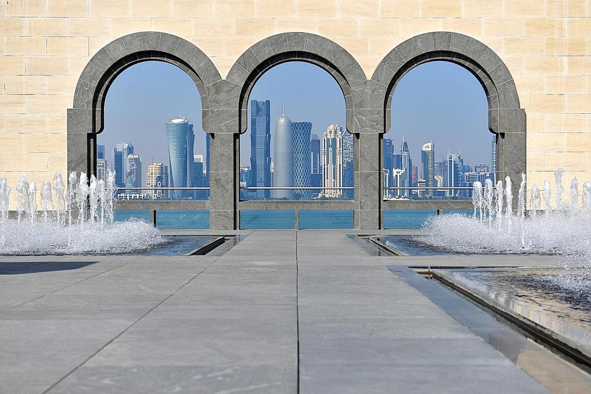 Qatar Airways pilot Daisy Carolyn Tjong Yu Pei moved to Doha in April last year for work. The Museum of Islamic Art has a park and a cafe with an unobstructed view of Doha's skyline.