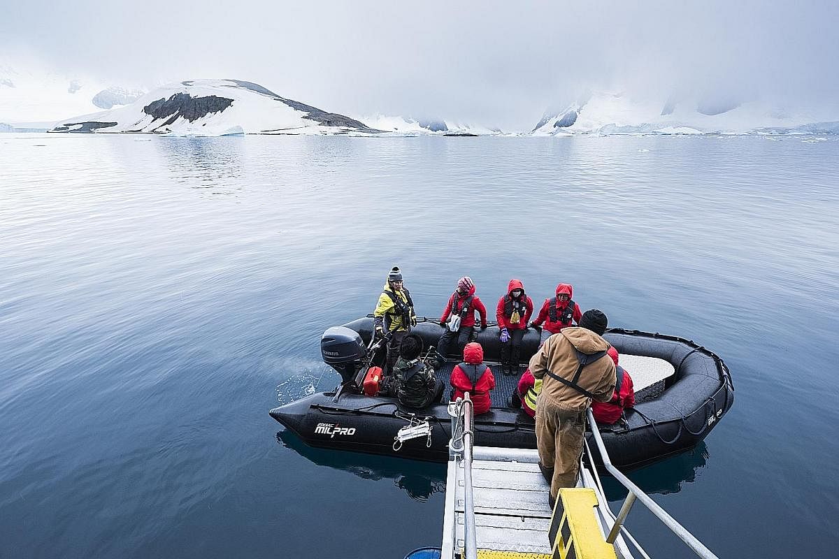 To expand their offerings, Dynasty Travel launched cruises to Antarctica (above) while Chan Brothers Travel introduced glamping (left) as part of a Melbourne itinerary this year.