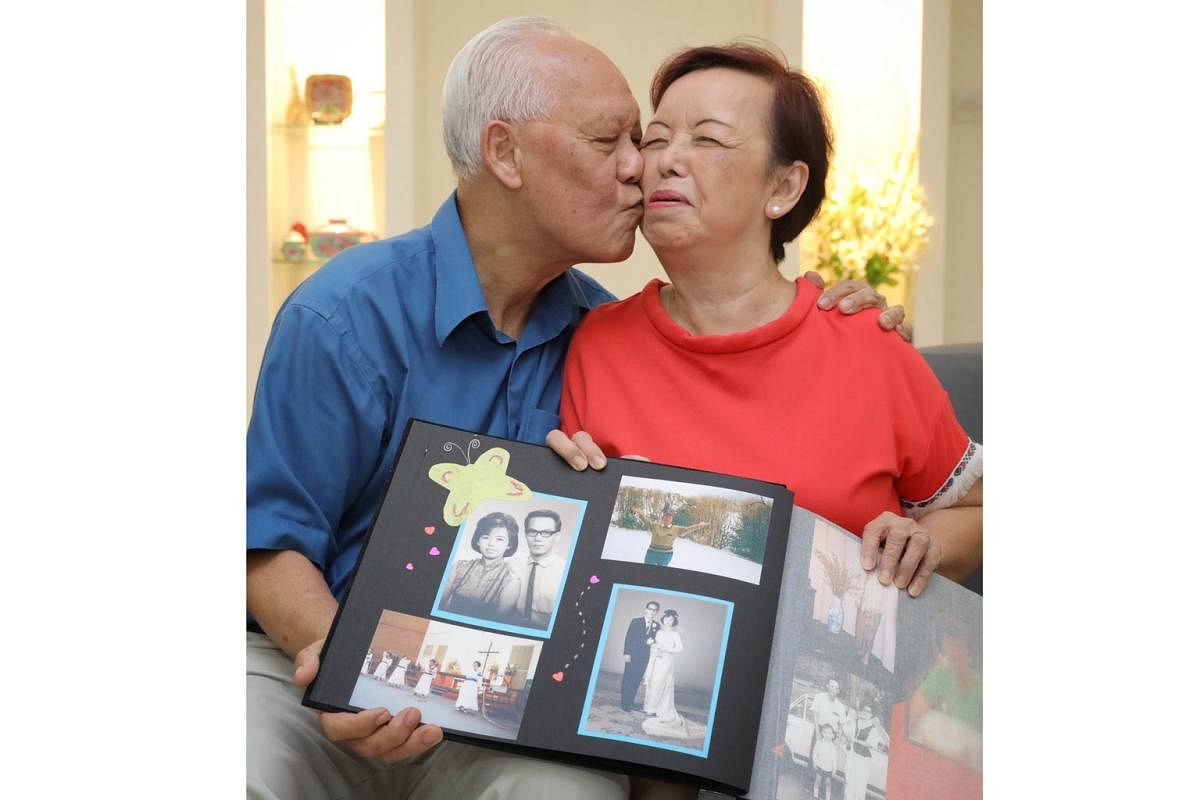 Little gestures count for Mr Alfred Foong, 78, and his wife Madam Rosalind Cheong, 77. They have been married for 51 years.