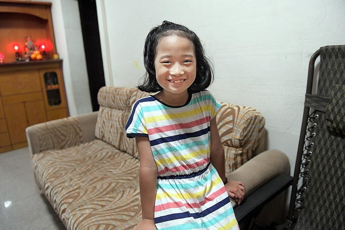 When Zen On showed symptoms of juvenile dermatomyositis, the skin rash was thought to be eczema, the reluctance to walk seen as a sign of laziness or fatigue and the frequent falls dismissed as clumsiness. She is now seven years old and almost fully 