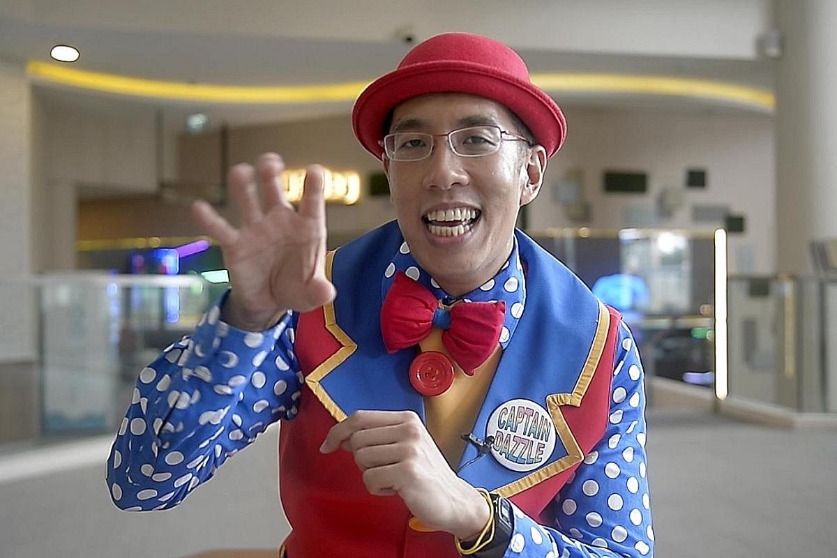 Mr Edmund Khong grew up with a father who did magic tricks and performed pantomime skits.