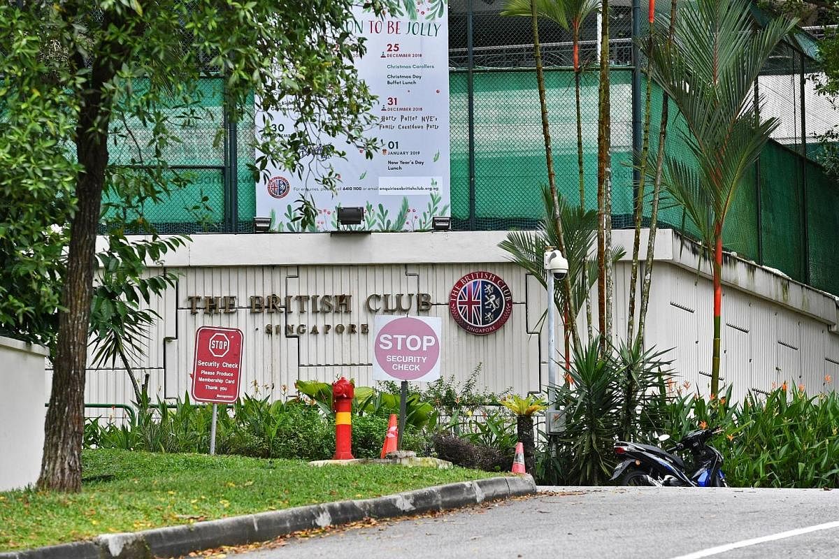 The Singapore Cricket Club (far left), the Tanglin Club (above) and the British Club (left) do not allow maids on their premises. The British Club does make an exception if there is an event for maids.