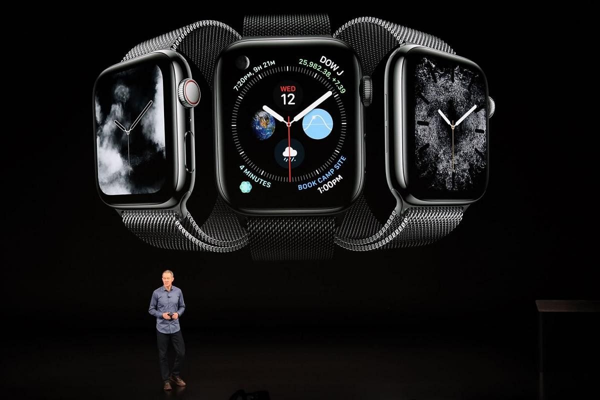 Apple's chief operating officer Jeff Williams at a presentation of the new smartwatch Apple Watch Series in California in September last year.