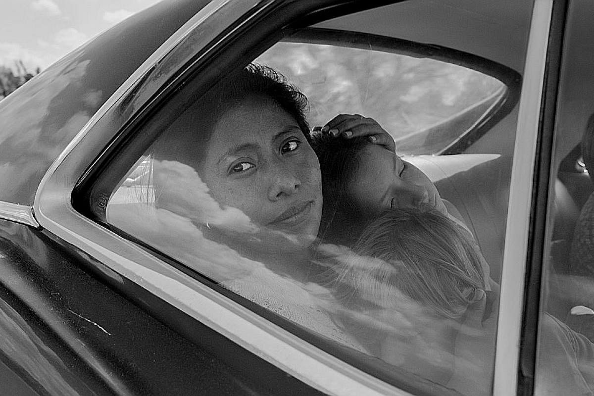 Roma revolves around a man's memories of growing up in Mexico City with a domestic helper of another race and culture.