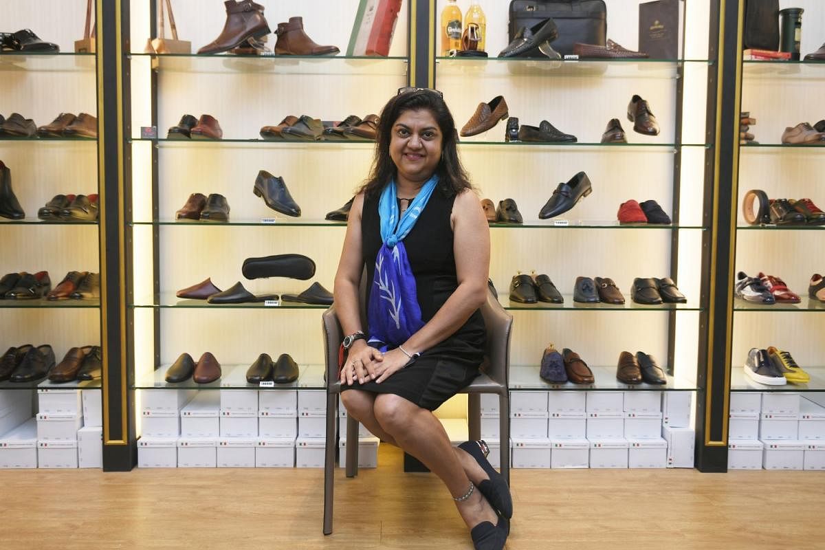 Ms Nita Chauhan, founder of men’s shoe label Vincitore Shoes, trained under Italian shoemakers in the craft of shoe construction and design.