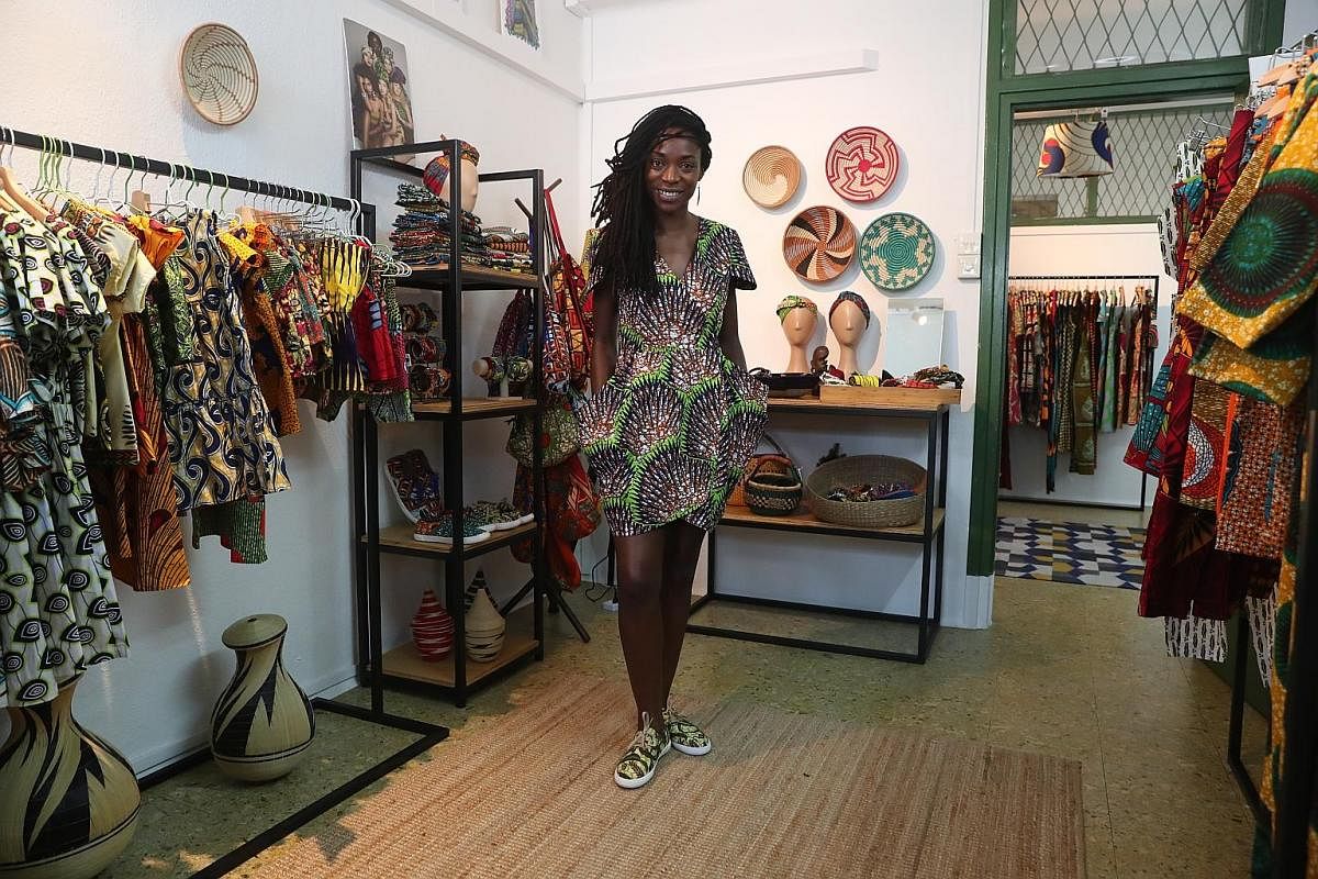 Kenyan Rakhee Shah is the founder of womenswear label Maisha Concept, which features contemporary clothing made with fabrics sourced from African countries, including Ethiopia and Ghana. OliveAnkara, founded by Italian-Nigerian designer Ifeoma Ubby, 