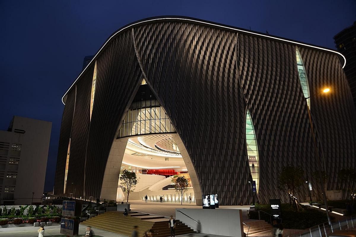 New performing arts venue Xiqu Centre (above) offers different forms of traditional Chinese opera.