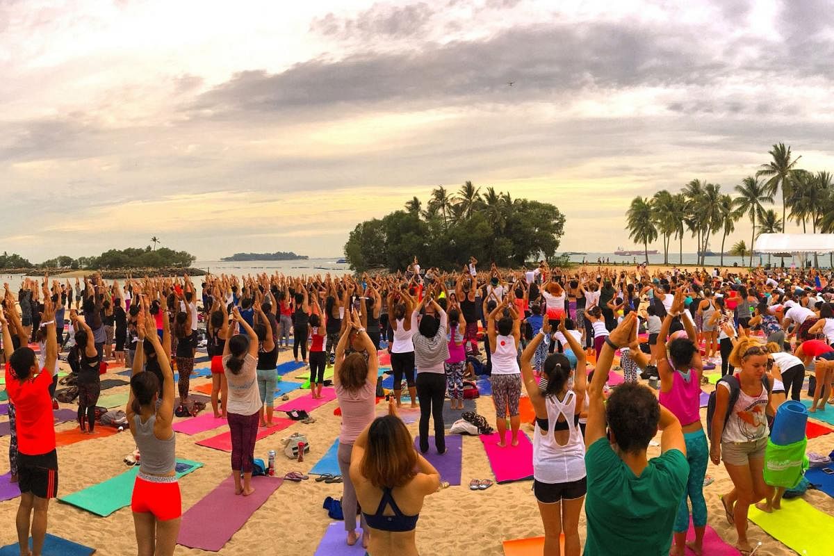 Wellness festival Soulscape (above, the event on Tanjong beach in 2016) is making a comeback after a two-year hiatus.
