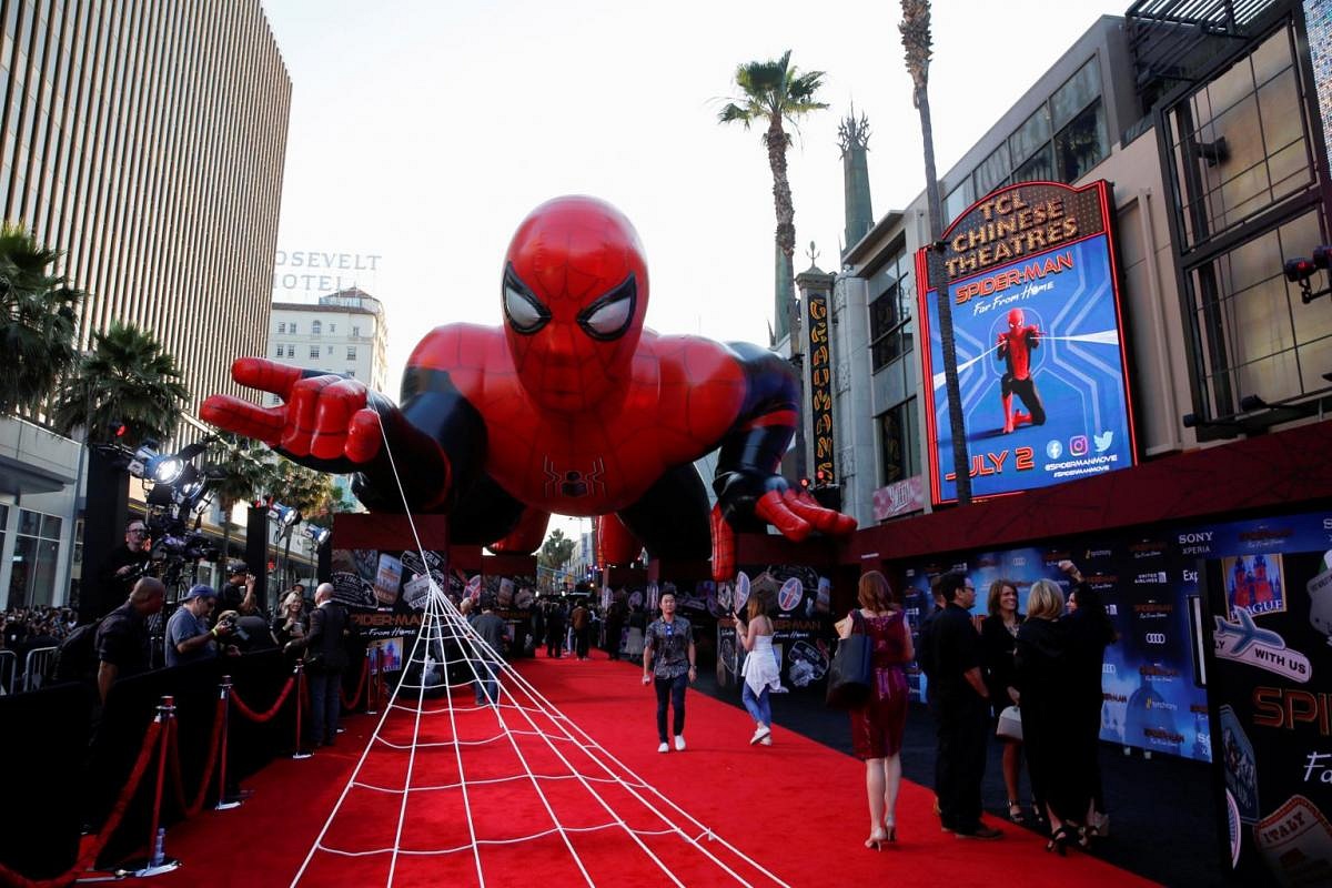 Spider man hotsell world premiere