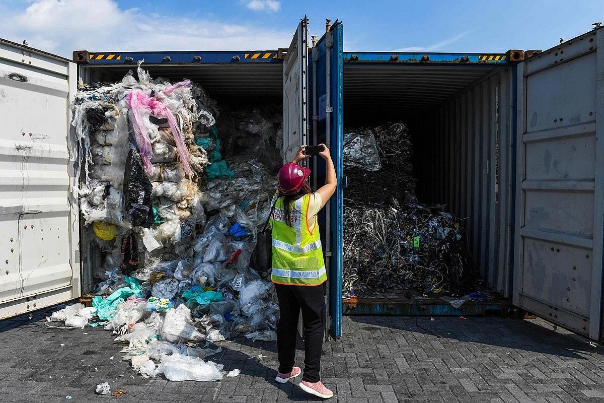 Colombia's Ecoplasticos recycles and reforms nearly 40 tonnes of plastic waste monthly, transforming it into "plastic wood" that can be used to build pre-fabricated homes and playgrounds, among other things. Malaysia's Energy Minister Yeo Bee Yin wit