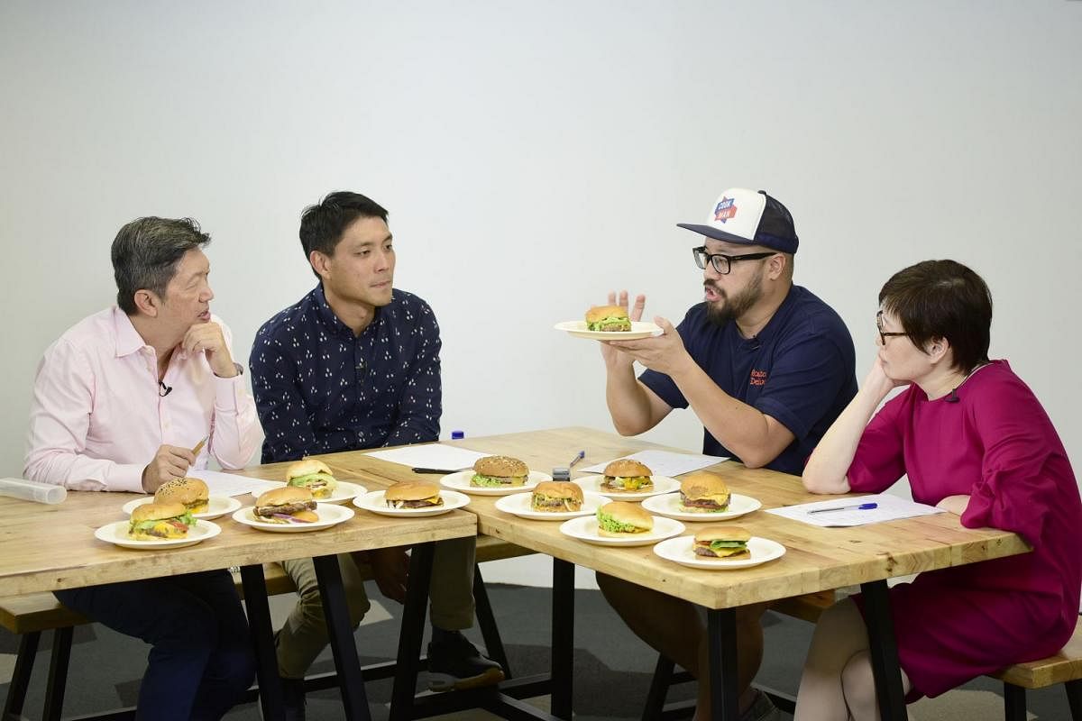 The judging panel featured (from left) The Sunday Times’ senior food correspondent Wong Ah Yoke; Violet Oon Singapore’s director of operations Tay Yiming; Artichoke restaurant’s chef-owner Bjorn Shen; and The Sunday Times’ food editor Tan Hsueh Yun.