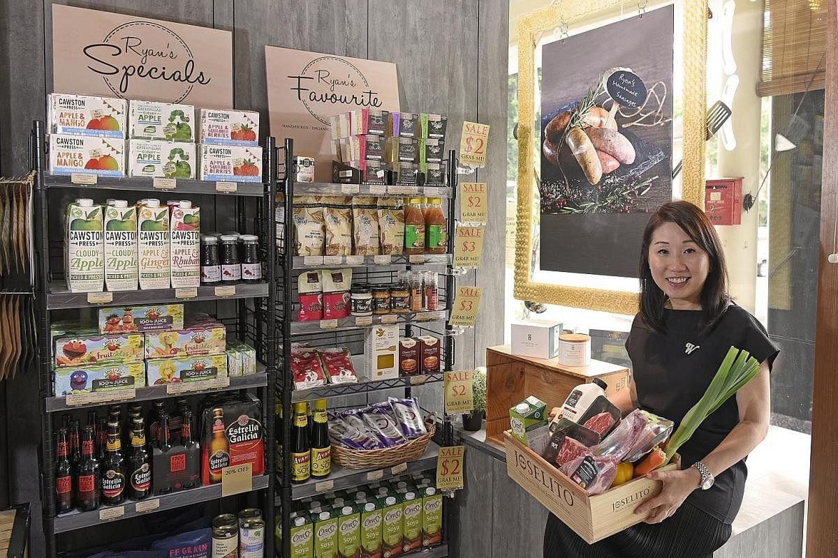 Ms Wendy Foo at her Binjai Park store. The store, known for its organic, hormone-free meat sourced from small Australian farms, will be opening two stores in Vietnam.