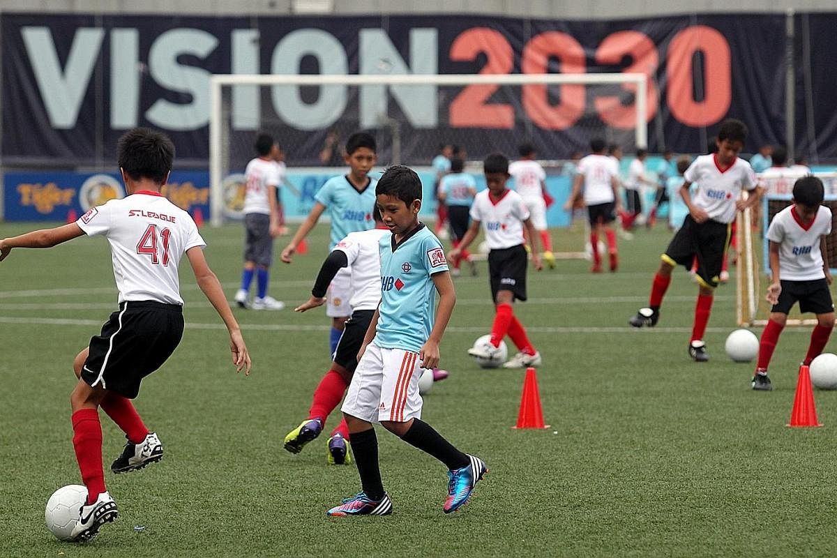 FAS vice-president Edwin Tong said that the target group for the 2034 World Cup would be those currently aged between eight and 15. There are an estimated 6,800 of such youngsters playing in FAS' Centres of Excellence (COE), Sport Singapore's develop