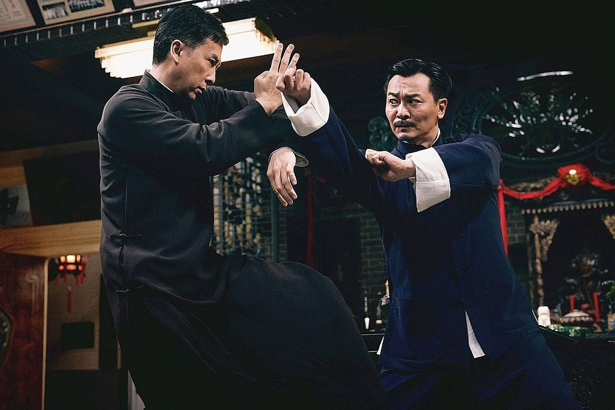 Ip Man 4: The Finale stars Donnie Yen (above left) and Wu Yue.