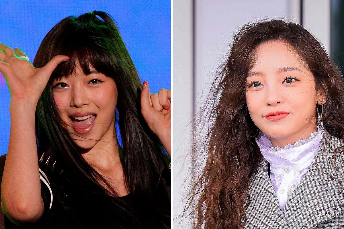 K-pop stars Sulli (left) and Goo Hara appeared to have enviable lives, but were actually suffering in silence. 