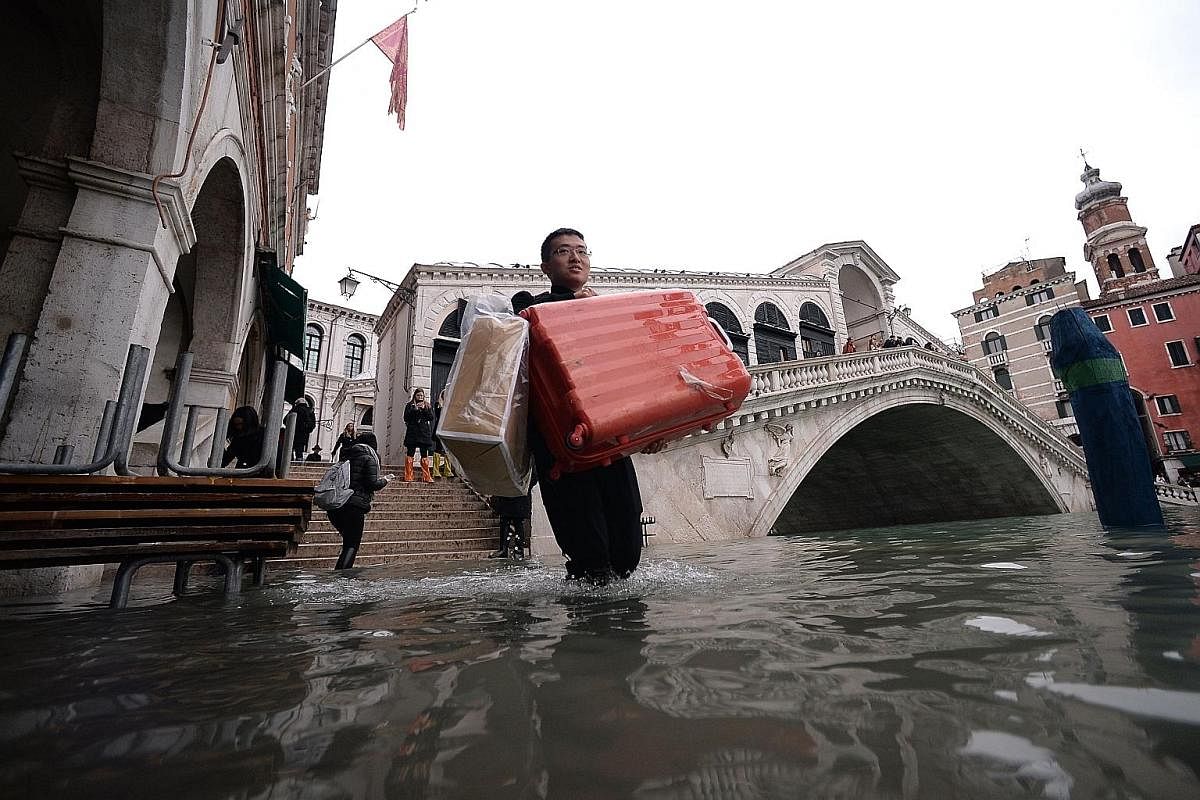 The historic city of Venice, Italy, was hit by major floods last month.