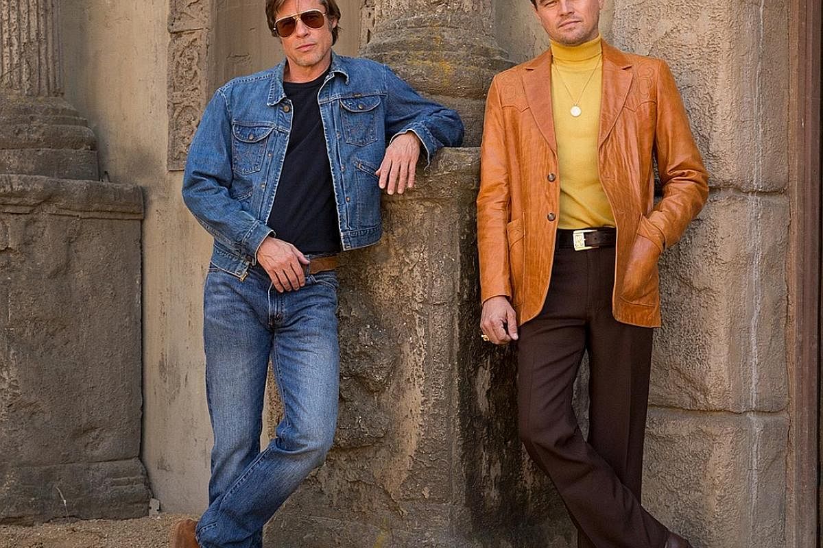 Brad Pitt (left) and Leonardo DiCaprio in Once Upon A Time... In Hollywood. It will be a close fight between Bong Joon-ho (far left) and Sam Mendes (left) for Best Director. Fresh from wins at the Screen Actors Guild Awards, Joaquin Phoenix (left) an