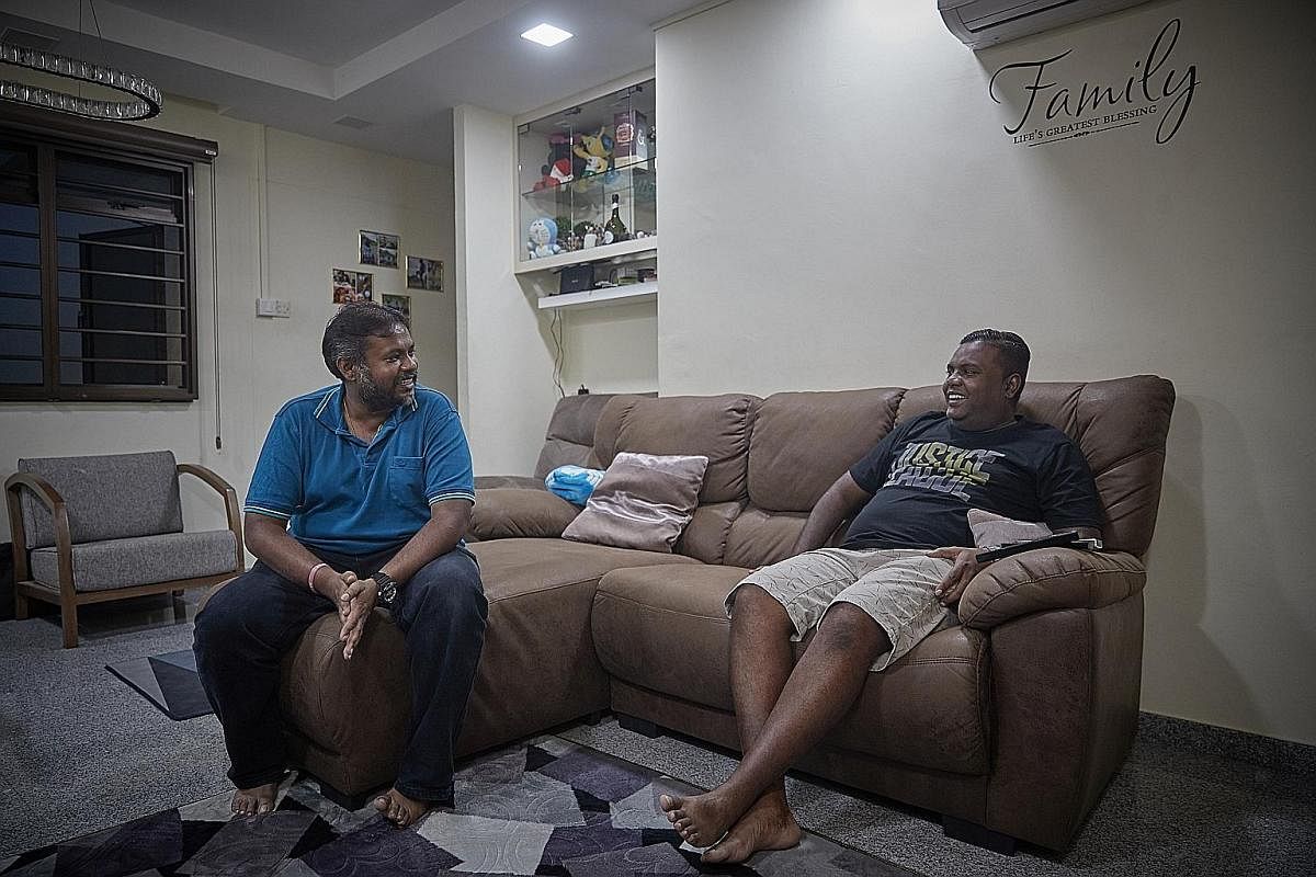 "When I handed my passport to (the) immigration officer, my hand was shaking," recalled Madam Nelly Hamdin, 45, as she recounted the day - March 17, a day before the lockdown - when she left her family behind in Malaysia. "My youngest son held onto m