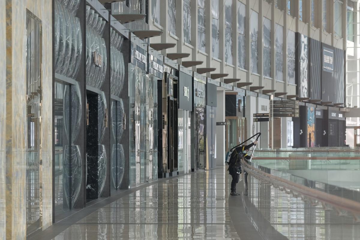 In Pictures Quiet stillness of empty public areas in Singapore The