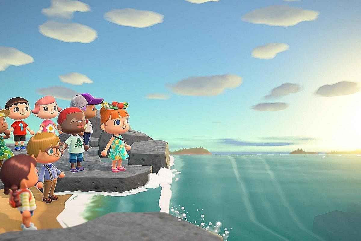 Singaporean actress Foo Fang Rong has "met" fans on her virtual island (above) in Animal Crossing: New Horizons. In the whimsical life and social simulation game, players create their dream islands and perform idyllic chores such as fishing, growing 