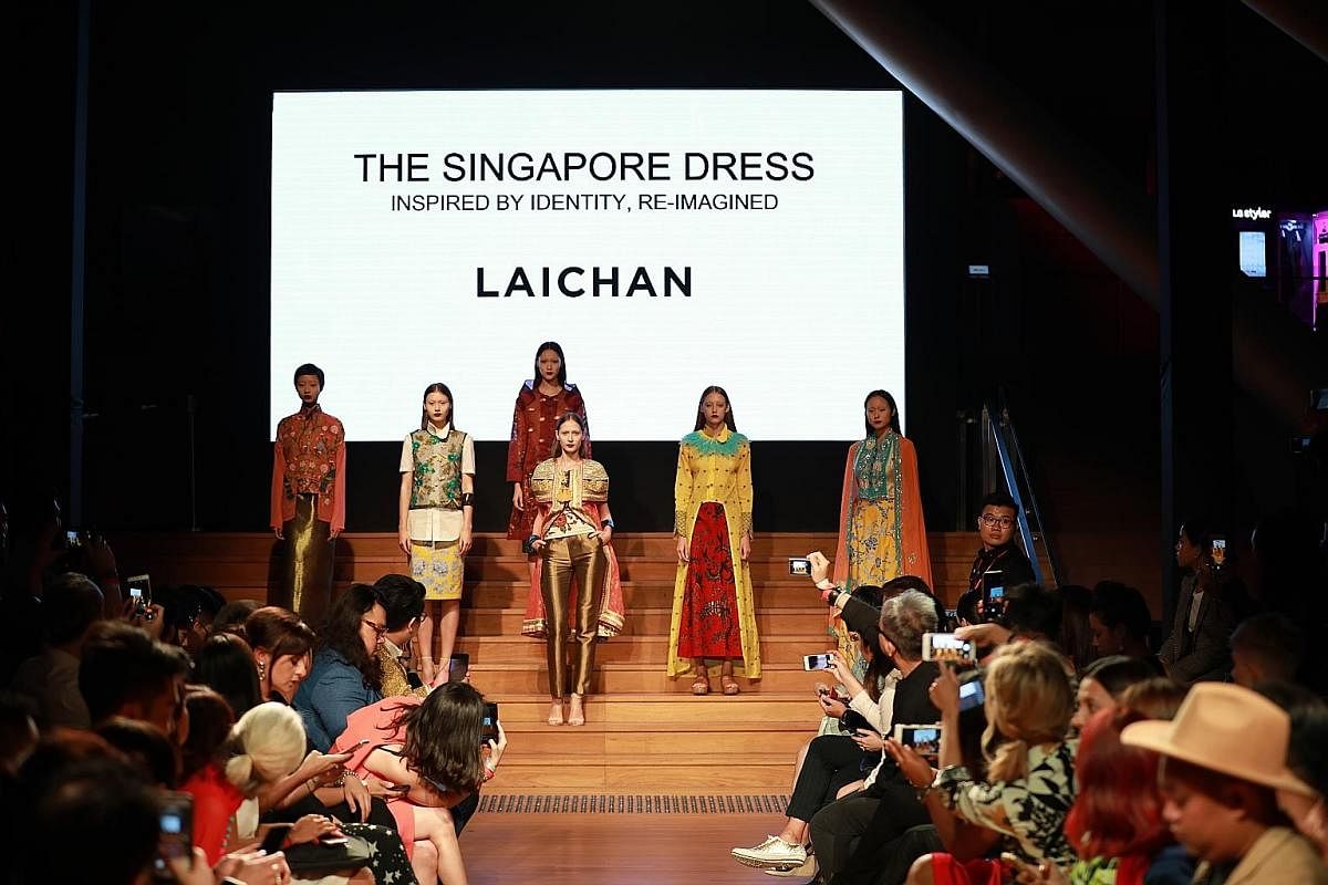 A Singapore Fashion Week show in 2017 featuring designer Lai Chan's collection.