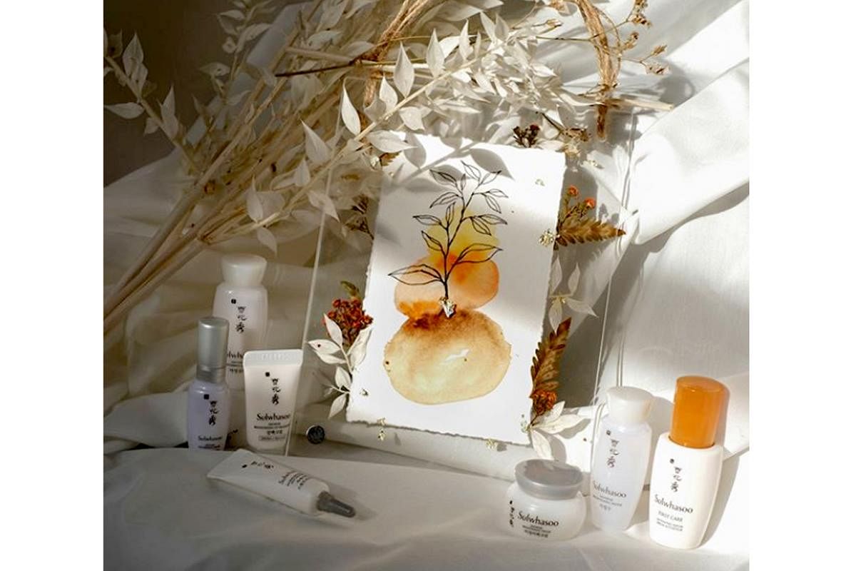 Korean skincare brand Sulwhasoo held an online botanical watercolour workshop, where participants were shown how to use its 5th Generation First Care Activating Serum, and then taught watercolour painting by a vendor. Skincare brand Zyu's founders Jo
