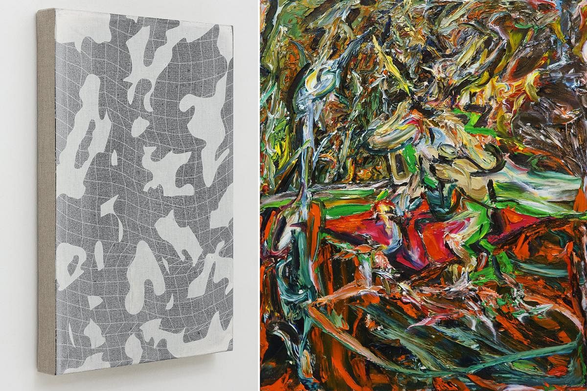 Artist Ruben Pang's A Face In The Rain (above) will be featured in a show titled The Fabric Of Sympathy and artist Genevieve Chua's Edge Control #42, Second Nature (left) will be presented at STPI - Creative Workshop And Gallery's Strange Forms Of Li