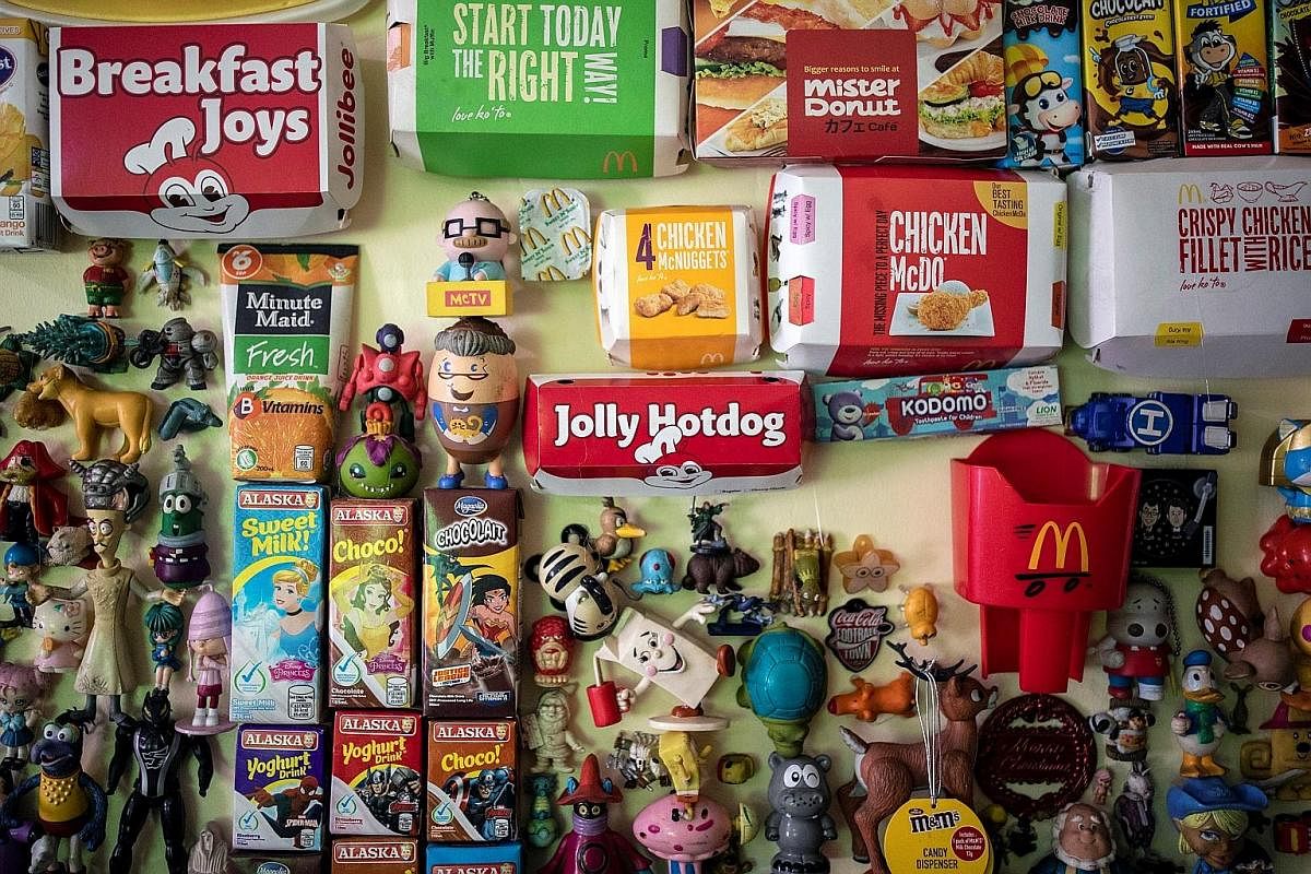From the age of five, Filipino graphic artist Percival Lugue has had a passion for collecting toys from fast-food restaurant chains such as home-country favourite Jollibee. "The toy is like a storyteller in itself," said Lugue, 50, explaining his hob