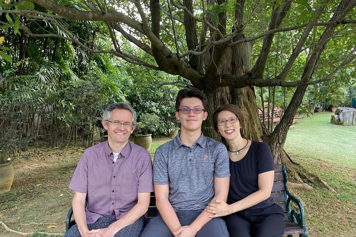 Professor Simon Chesterman and Dr Ming Tan tap current affairs to talk to their son, Vivian Zhihao Chesterman, 16, about moving beyond expectations based on gender. Ms Jocelyn Teo inculcates in her son, James, three, the value of respect by taking hi