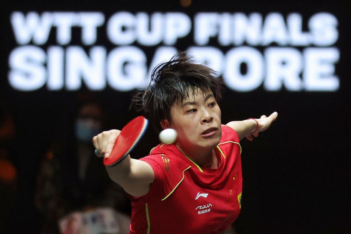 In Pictures China paddlers win inaugural World Table Tennis Cup Finals
