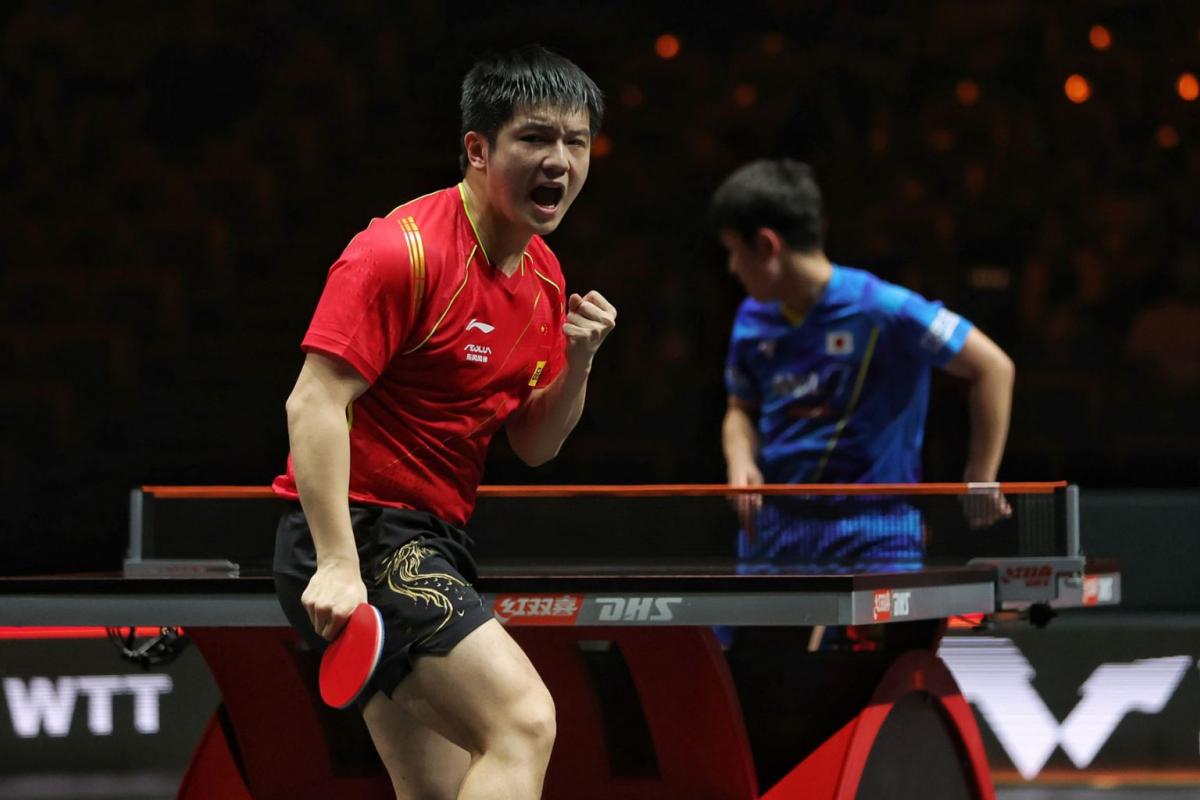 In Pictures China paddlers win inaugural World Table Tennis Cup Finals