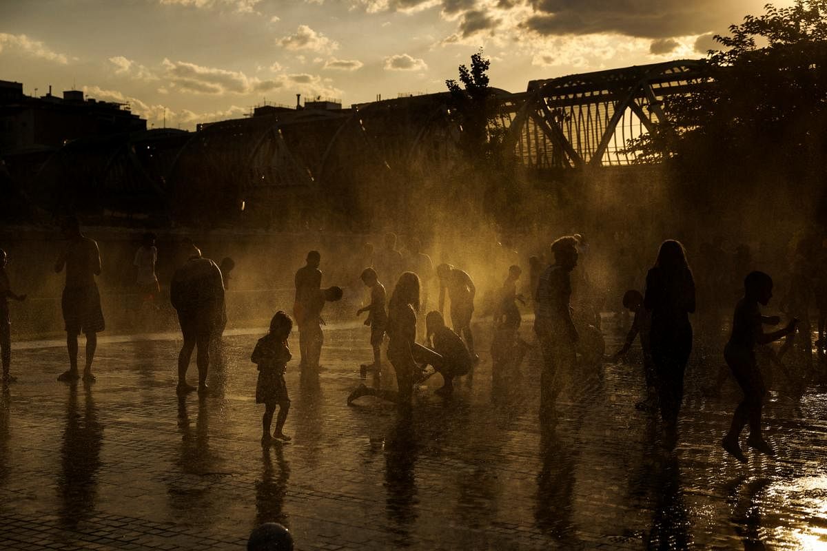 Жара в Испании. Spain hot weather.