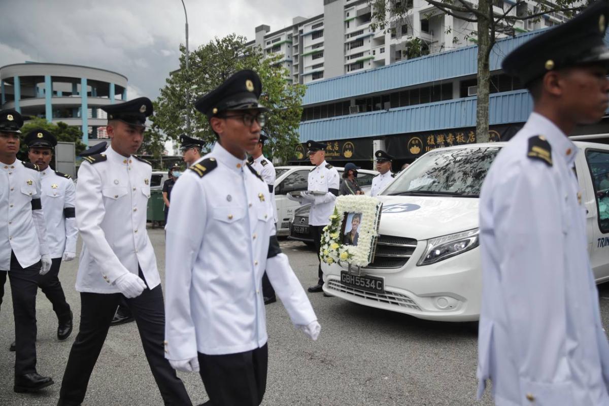 In Pictures: Final farewell to NSF firefighter Edward Go | The Straits ...