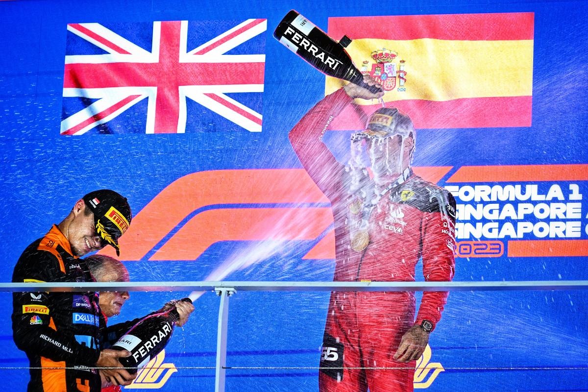 In Pictures: Highlights From The Final Day Of The F1 Singapore Grand ...